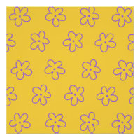 Yellow Y2K Bold Wildflower Vibrant Spring Art
