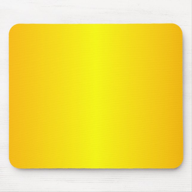 Yellow - Yellow and Chrome Yellow Mouse Pad (Front)