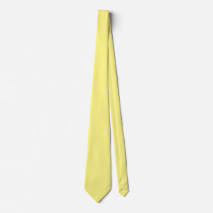 Yellow-yellow, solid colour, tie