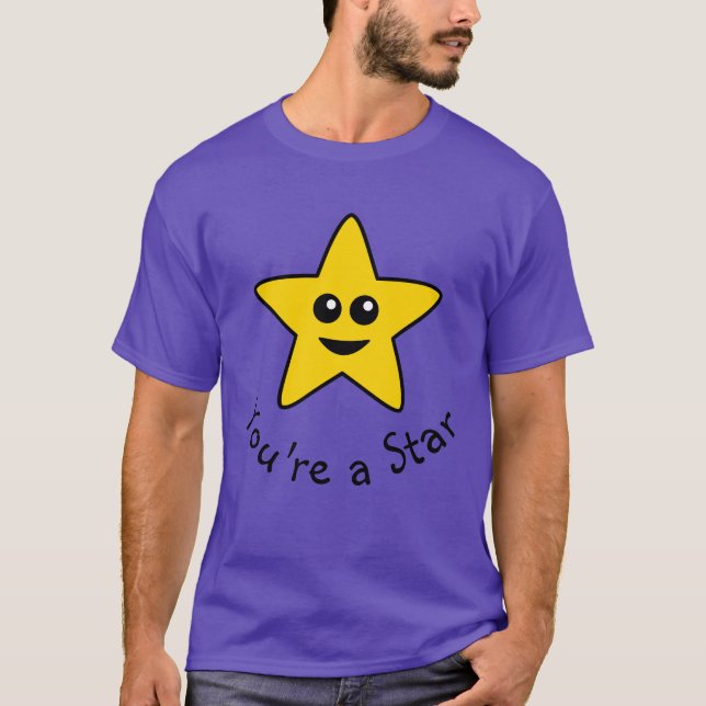 Yellow You're a Star T-Shirt (Front)