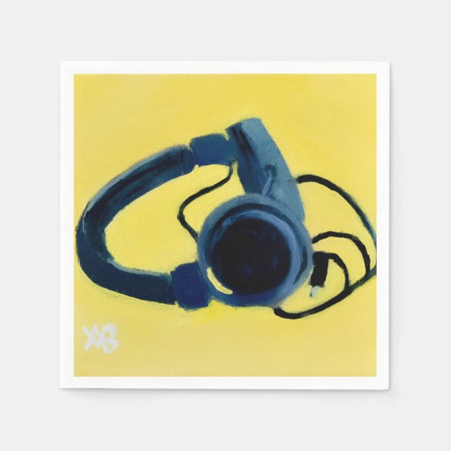 Yellow Zen Napkin (Front)