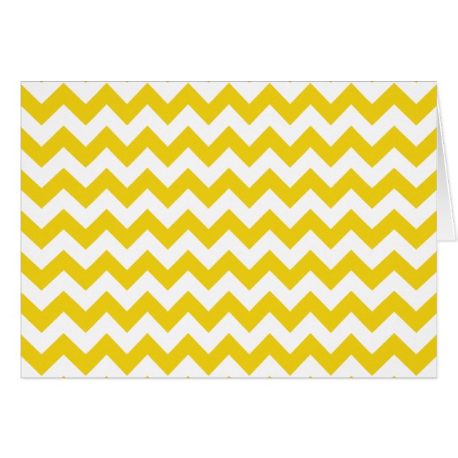 Yellow Zigzag, Yellow Chevron, Geometric Pattern (Front Horizontal)