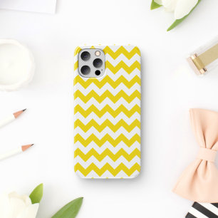 Yellow Zigzag, Yellow Chevron, Geometric Pattern Case-Mate iPhone Case