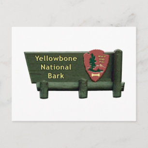Yellowbone Dog Park Postcard