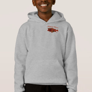 Yelloweye Rockfish - Boy's Customisable Zip Hoodie