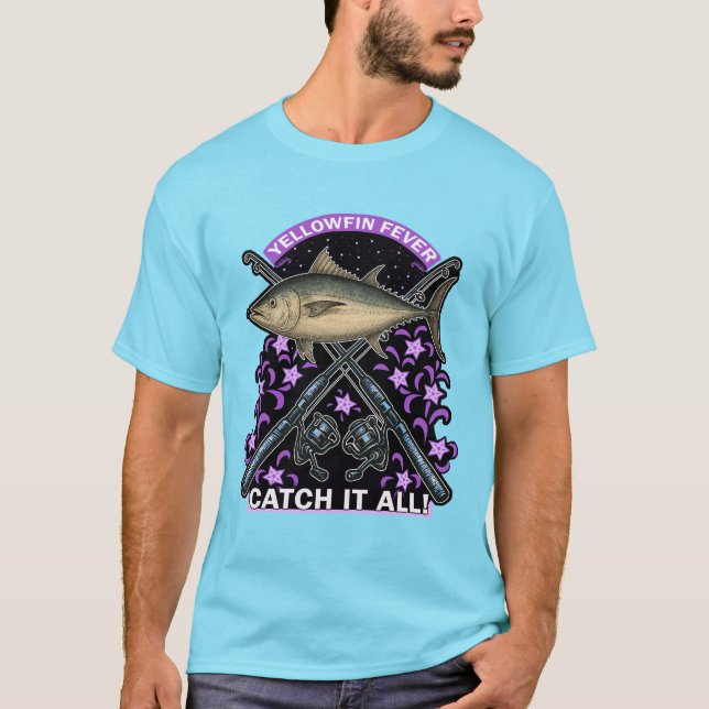 Yellowfin Tuna fish T-Shirt (Front)