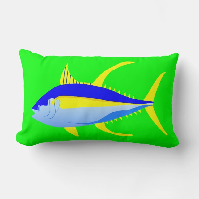 Yellowfin Tuna Lumbar Cushion (Front)