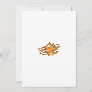 Yellowish Orange, Orangy Yellow decorative Holiday Card