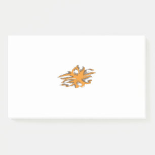 Yellowish Orange, Orangy Yellow decorative Post-it Notes