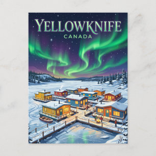 Yellowknife Canada Postcard