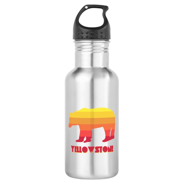 Yellowstone Bear 532 Ml Water Bottle (Front)