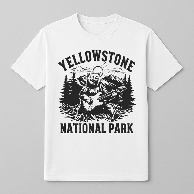 Yellowstone Bear Guitar T-Shirt (Creator Uploaded)