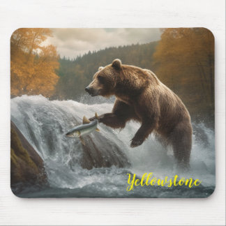 Yellowstone Bear Mouse Pad