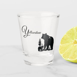 Yellowstone Bear Shot Glass