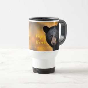 Yellowstone Bear Travel Mug-Papa Bear Mug