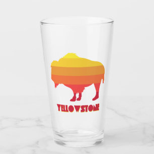 Yellowstone Bison Glass