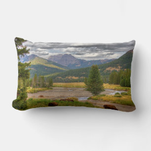 Yellowstone Bison Lumbar Cushion