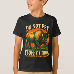 Yellowstone bison national park funny wildlife T-Shirt
