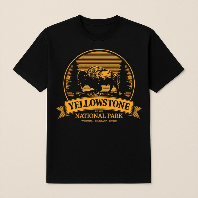 Yellowstone Bison National Park T-Shirt (Creator Uploaded)