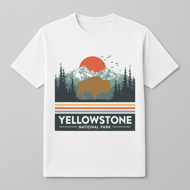 Yellowstone Bison Sunset T-Shirt (Creator Uploaded)