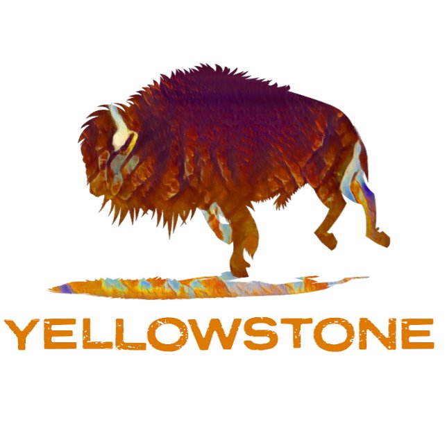 Yellowstone Bison T-Shirt (Creator Uploaded)