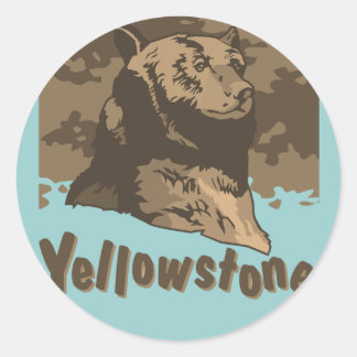 Yellowstone Classic Round Sticker