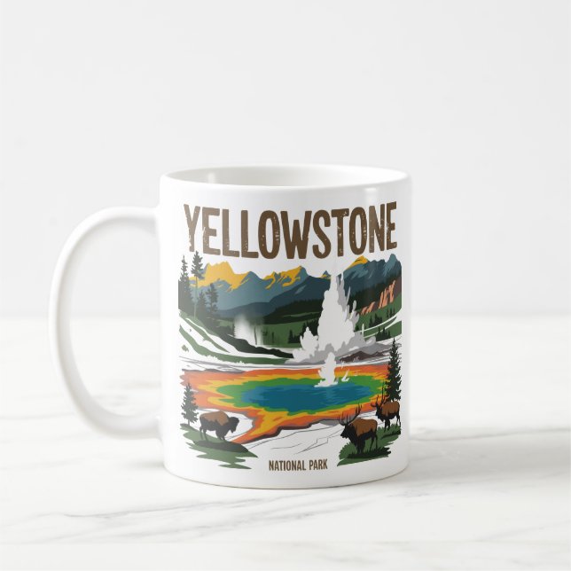 Yellowstone Coffee Mug (Left)