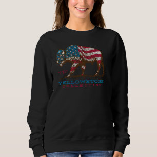 Yellowstone Collection Usa Buffalo Ranch Life Coun Sweatshirt