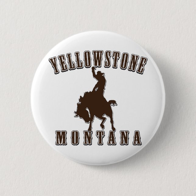 Yellowstone-Cowboy 6 Cm Round Badge (Front)