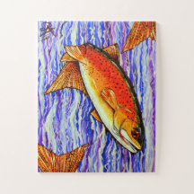 Yellowstone Cutthroat Trout Fish Fishing Stream