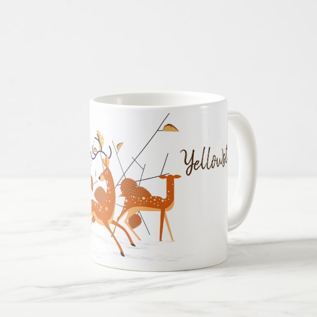 Yellowstone Deer Mug (Front Right)