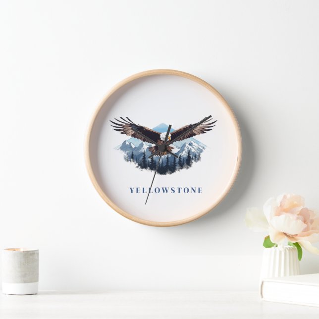 Yellowstone Eagle Clock (Home)