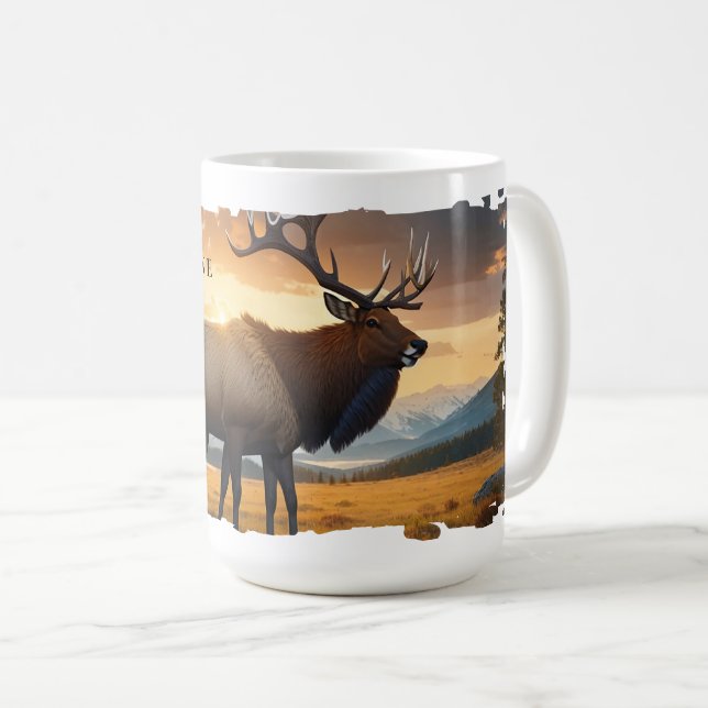 Yellowstone Elk Mug (Front Right)