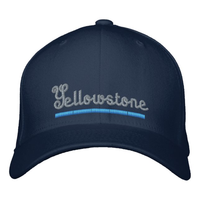 Yellowstone Embroidered Baseball Cap Hat (Front)