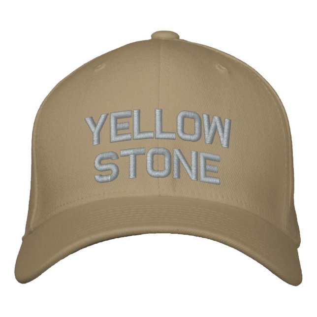 Yellowstone Embroidered Baseball Cap Hat (Front)