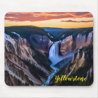 Yellowstone Falls Mouse Pad