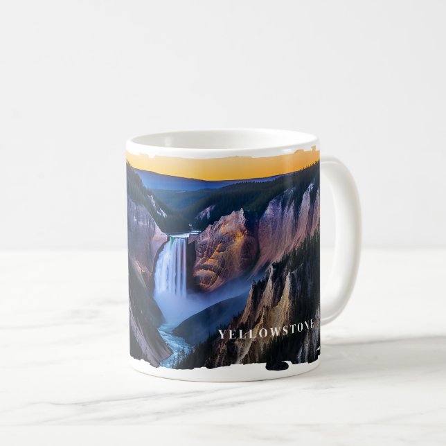 Yellowstone Falls Mug (Front Right)