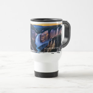 Yellowstone Falls Travel Mug