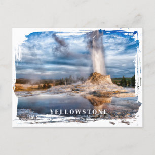 Yellowstone Geyser Postcard