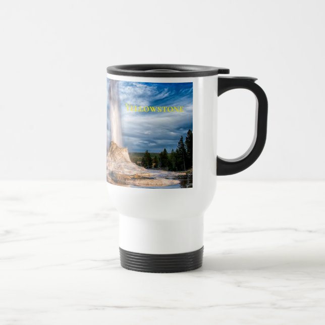 Yellowstone Geyser Travel Mug (Right)