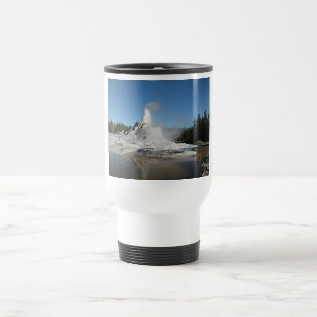 Yellowstone Geyser Travel Mug (Center)