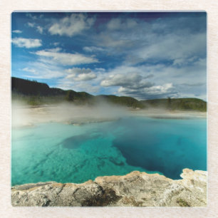 Yellowstone Glass Coaster
