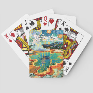 Yellowstone Grand Prismatic Van Gogh Colourful Playing Cards