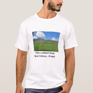Yellowstone Green Valley Photo National Park T-Shirt