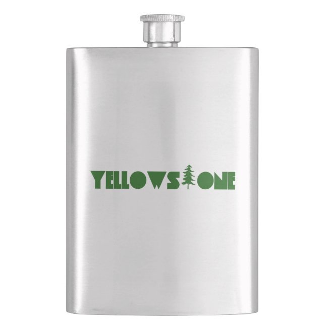 Yellowstone Hip Flask (Front)