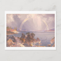 Yellowstone Lake Vintage Prang Lithograph