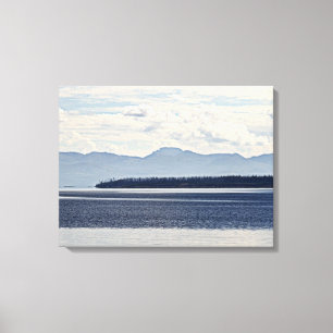 Yellowstone Lake, West Thumb View Canvas Print