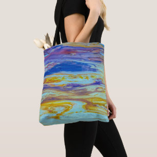 Yellowstone Lava Pool Swirls  Tote Bag