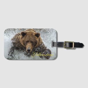 Yellowstone Luggage Tag-Bear Tag
