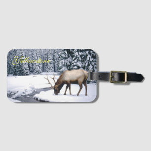 Yellowstone Luggage Tag-Elk Tag